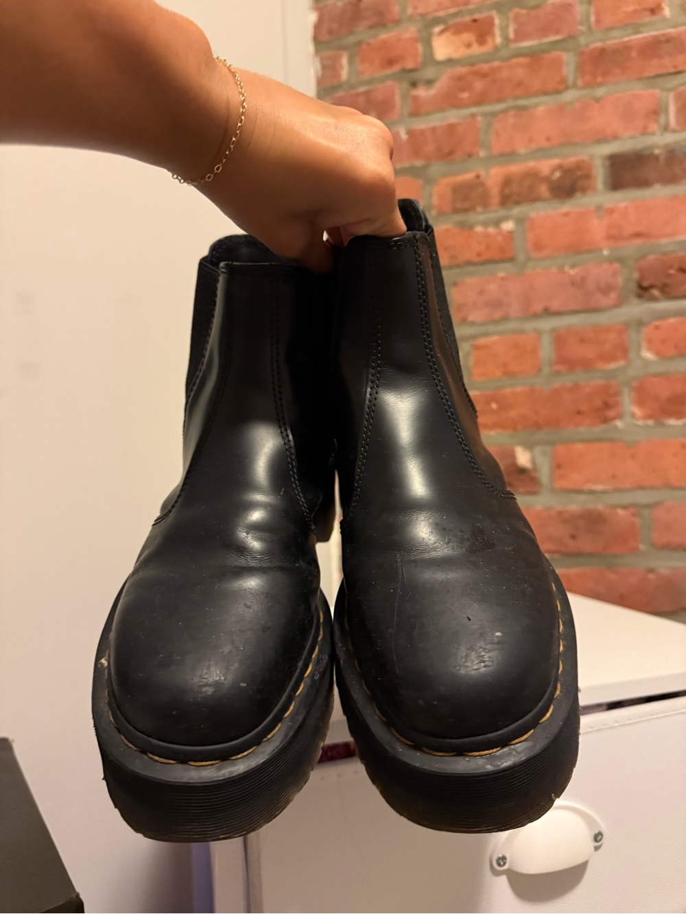 Dr. Martens Women's Black Leather Chukka Boots